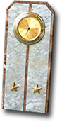 Часы Погон-лейтенант  мрамор