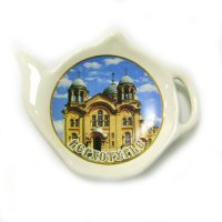 34389-02 Чайник магнит/подставка под чайные пакетики Верхотурье Крестовоздвиженский  фарфор