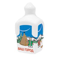Часовня Северный быт магнит фарфор