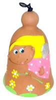 093007 Фея керамика колокольчик