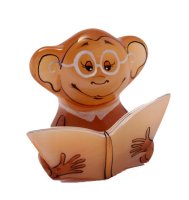 Обезьяна с книжкой селенит