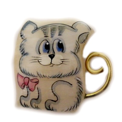 Котик магнит селенит
