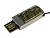 USB флешка из камня вставка 8 ГБ змеевик